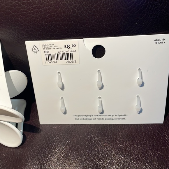 Ardene Accessories Bundle Flower Hair Clip & 15-Pieces Silver Rings pack NWT $16 - Picture 4 of 8